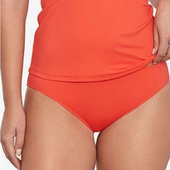 LAUREN Ralph Beach Club Solid Hipster Bottoms swimming suit Sunset 14, swimwear - Picture 10 of 14